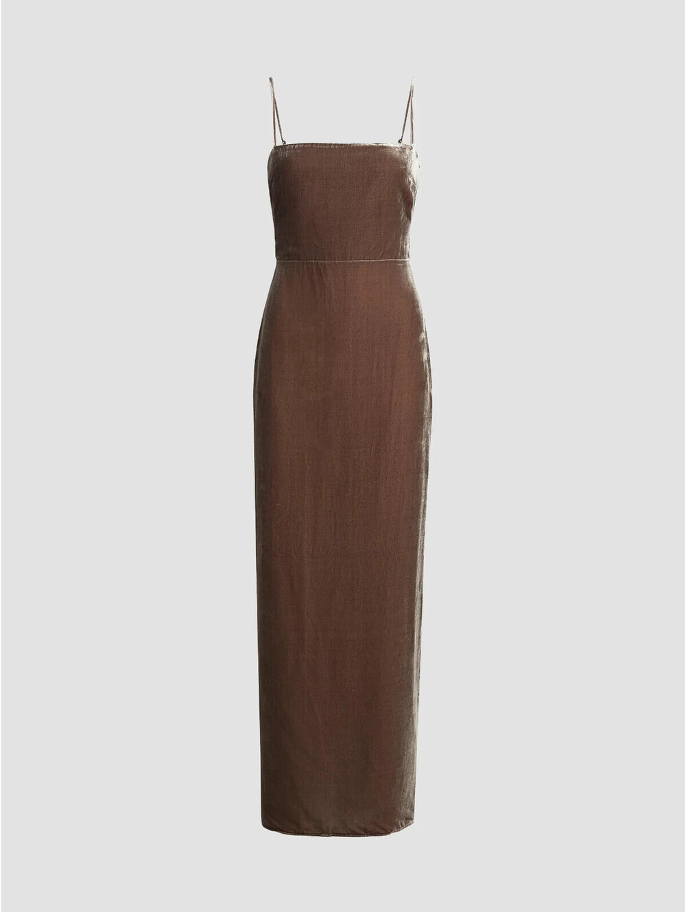 NEW, Reformation Frankie Velvet Maxi Slipdress in Magnetic Sz 6 #MD2660